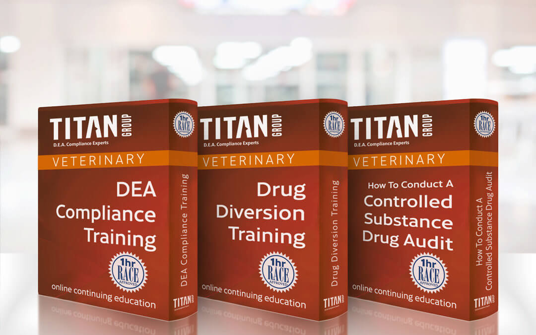 Titan Group DEA Veterinarian Continuing Education Online Race Approved Courses